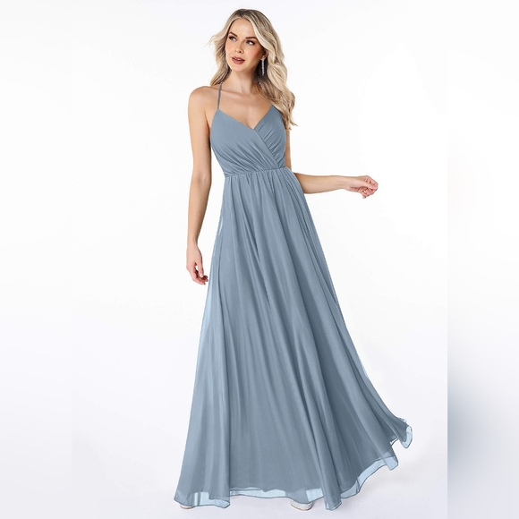 Azazie Darcy Size 8 Bridesmaid Dress, Hemmed - Picture 4 of 5